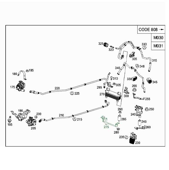 Mercedes Benz Genuine BRACKET 1905003000