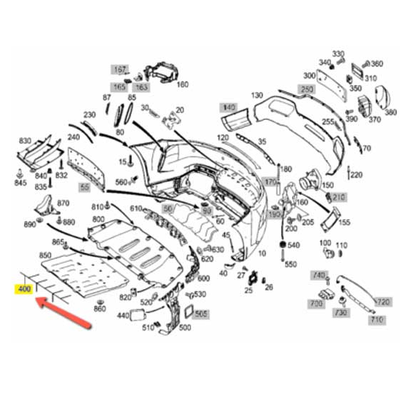 Mercedes Benz Genuine ELECTRICAL WIRING HARNESS 1905405503