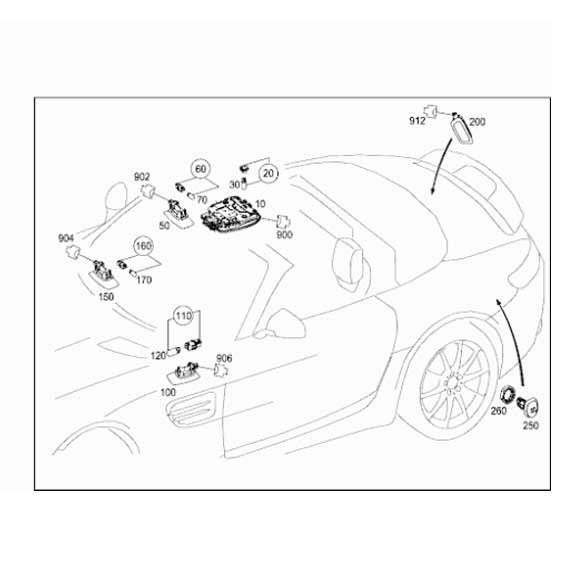 Mercedes Benz Genuine CONTROL UNIT, COMPLETE 1909005201