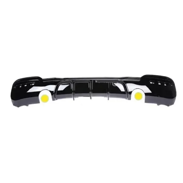 M Performance After Rear Diffuser Bumper Lip Glossy Black Mp 0-0 Dual Side Single Matt Black CC-3649 Compatible With Bmw 3 Series Gt F34 2012-2018