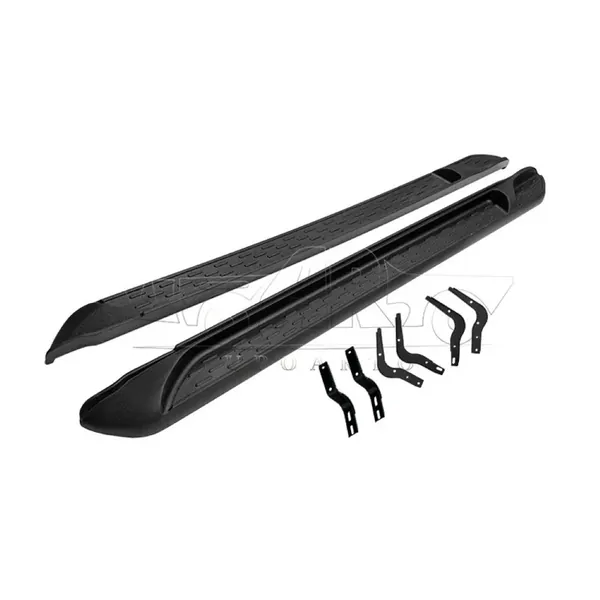 Side Step Running Boards Steel Running Board Nerf Bar Ar-tyta-0116 Black CC-8564 Compatible With Toyota Hilux Revo Rocco 2021