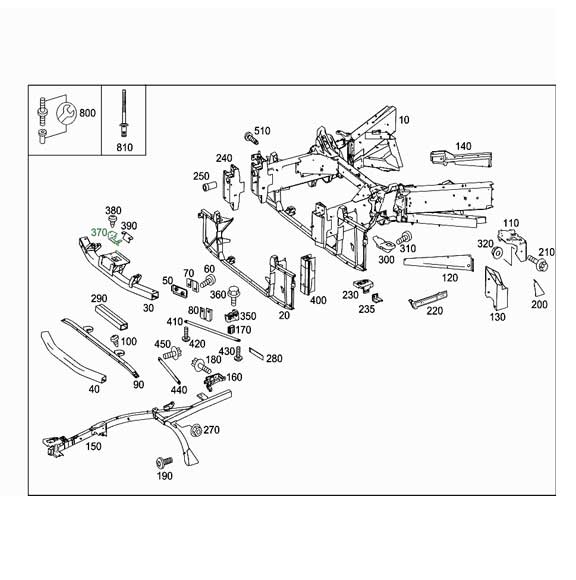 Mercedes Benz Genuine BAFFLE 1978870045