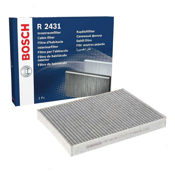 Bosch (BOS # R 2431) CABIN AIR FILTER (1 987 432 431) For AUDI Q7 Cayenne Touareg I 1987432431