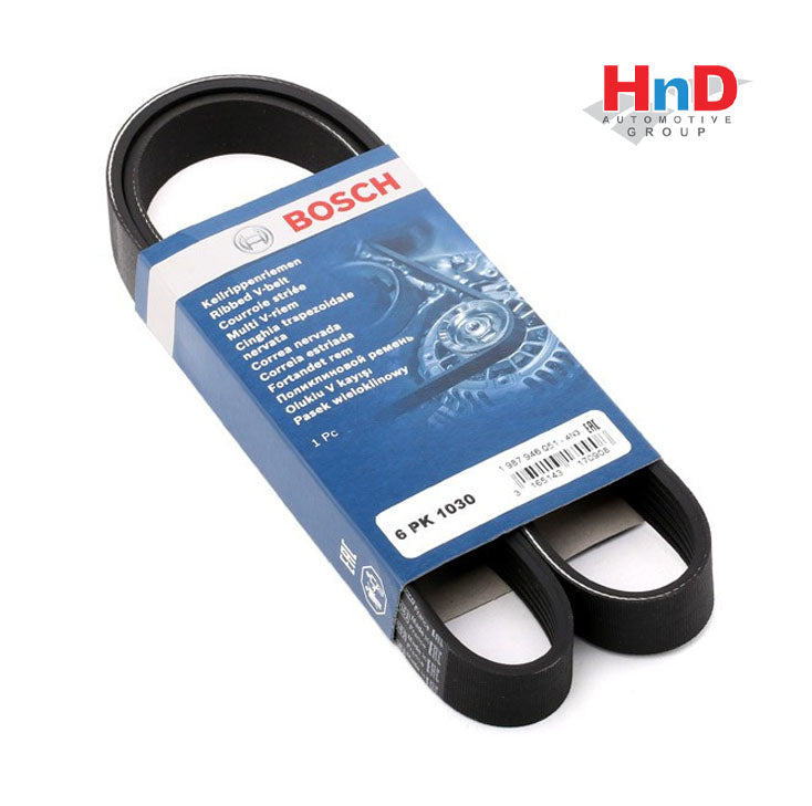 BOSCH 1 987 946 051 Serpentine Belt For AUDI 8T3 8K2 8K5 8RB 8F7 8KH 4G2 4GC 8XA 8XK 8V7 8VE 04L260849C