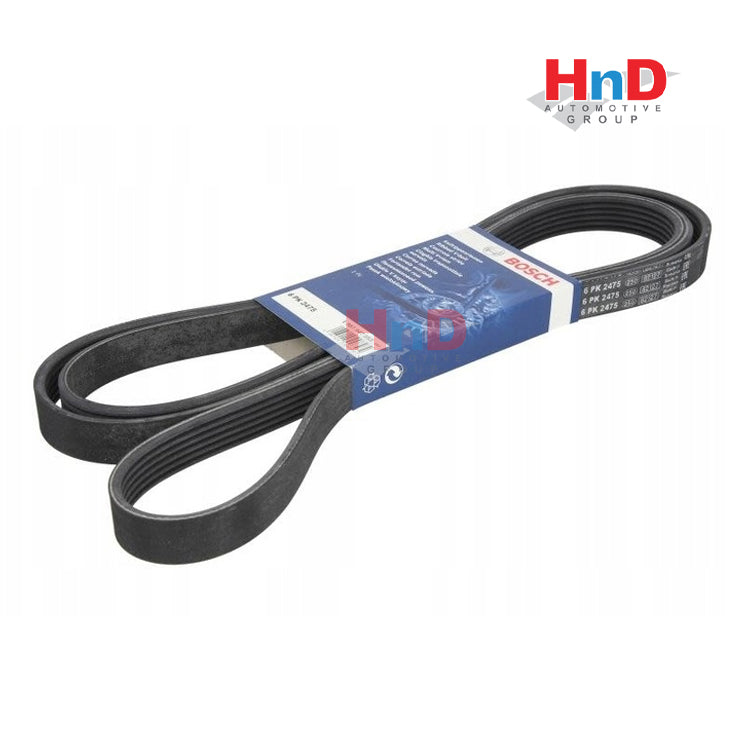 BOSCH ( #1987947553 ) Serpentine belt 2475mm For AUDI V8 441, 442, 4C2, 4C8 1987947553