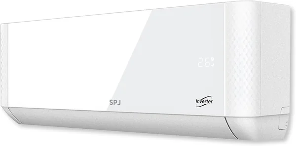 SPJ 24000 BTU AC, Inverter Split Air Conditioner,  100% COPPER COIL, Enhanced Safety, DC Inverter T3 Compressor, Eco Friendly Refrigerant R410A, Sleep Mode, White,