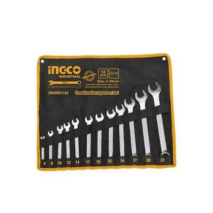 Ingco Combination Spanner Set 6-32mm Pack of 12 HKSPA1143
