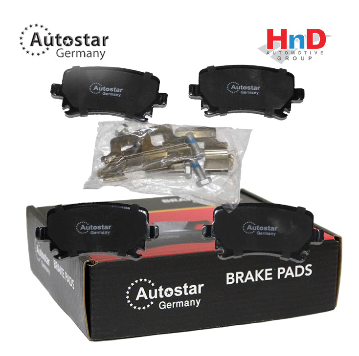 Autostar Germany BRAKE PAD SET For AUDI A3 A4A6 TT Q3, Golf V VI VII Passat B6 1K0698451D