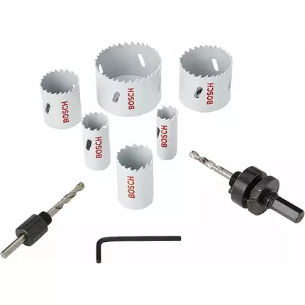 Bosch Electricians Hole saw Set 2608580804 (Pack of 9Pcs)
