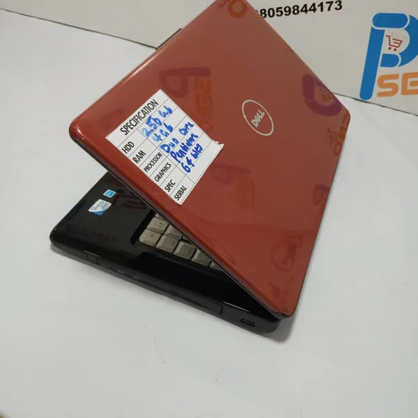 Dell Inspiron PP41L Laptop Core 2 Dou 4GB Ram 250HDD Sharp Webcam