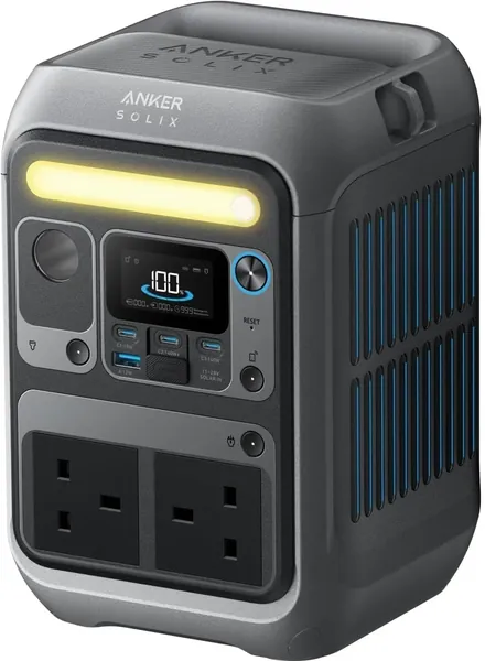 SOLIX C300 Portable Power Station, Outdoor 288Wh LiFePO4 Battery, 300W (600W Surge) Solar Generator, 140W Two-Way Fast Charging, For Camping, Traveling, and Emergencies (Solar Panel Optional)