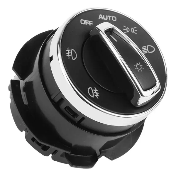Headlamp Headlight Fog Light Lamp Switch Knob Assembly 95861353305 CC-8497 Compatible With Porsche Cayenne 2011-2018 Macan 2014-2018