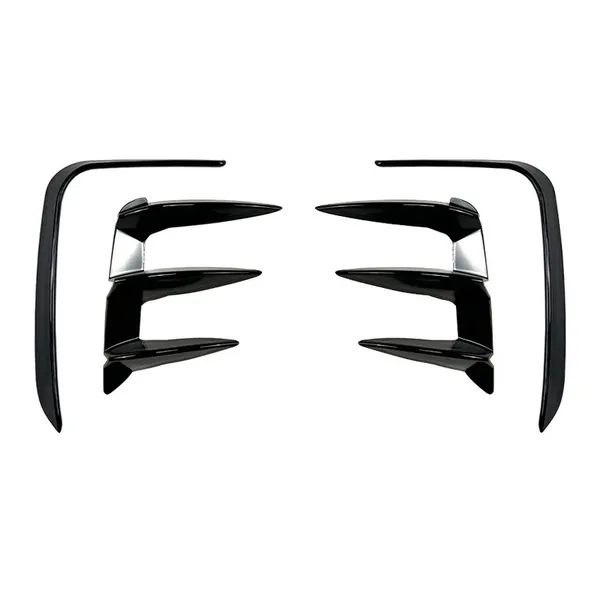 M Sports Rear Bumper Lip Splitter Skirts Canard Flag Glossy Black Zst-370 Zst-468 Gb CC-6085 Compatible With Bmw X3 G01 Lci 2022+