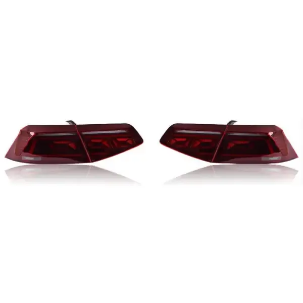 Upgraded Tail Light Lamp Xenon Taillight Retrofit Upgrade Modified Led Drl Hid Xenon Red CC-5170 Compatible With Volkswagen Vw Passat Mogotan B8 2015-2020