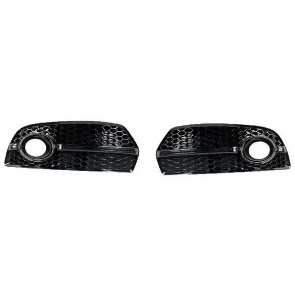 Fog Lamp Light Grill Cover Frame With Sport Sport Black CC-3316 Compatible With Audi Q5 2009-2013