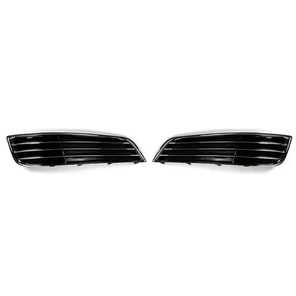 Fog Lamp Light Grill Cover Frame 3 Line CC-3304 Compatible With Audi A8 S8 2010-2013
