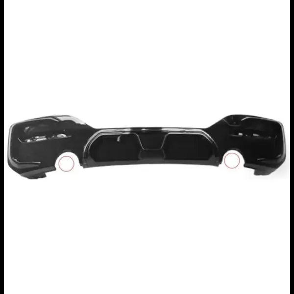 Rear Lip Diffuser Rear Diffuser F20 Lci After Lip Glossy Black Cs 0-0 Dual Side Single CC-3183 Compatible With BMW 1 Series F20 LCI 2015-2019