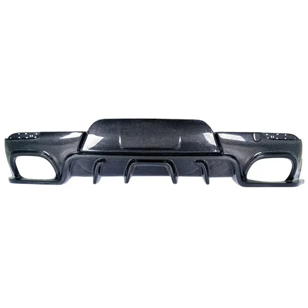 Real Carbon Fiber Fxx Style Rear Bumper Lip Splitter Diffuser CC-8551 Compatible With Porsche Panamera 2014-2016 970.2
