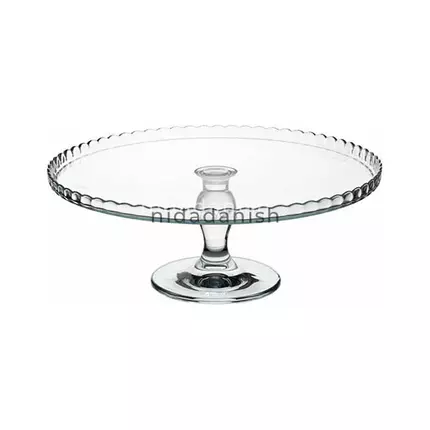 Pasabahce Patisserie Footed Plate Decor 13" 95117