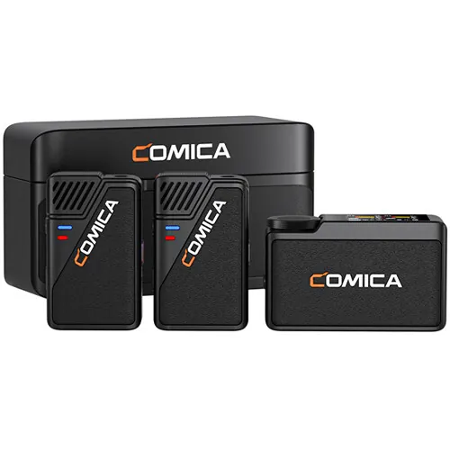 Comica Audio BooMax 2-Person Wireless Microphone System/Recorder (2.4 GHz)