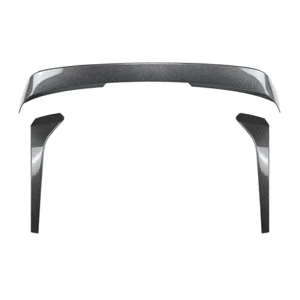 Rear Side After Bumper Lip Splitter Skirts Flag Spoiler R Line Set Zst-483 Cf Carbon Fiber Look CC-4469 Compatible With Volkswagen Tiguan Mk2 2017-2023