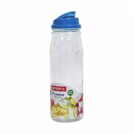 Lionstar Fridge Bottle 1200ML Fusia L-27 Water Bottle Tight Lid Easy To Clean With BPA Free Plastic