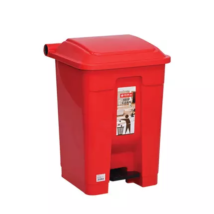 Lionstar Dustbin 30L w/Pedal Gomi C-69 Kitchen Trash Bin, Trash Can, Stain Resistant Garbage Bin, Highly Durable Pedal with Soft Close Lid for Home, Office, Kitchen