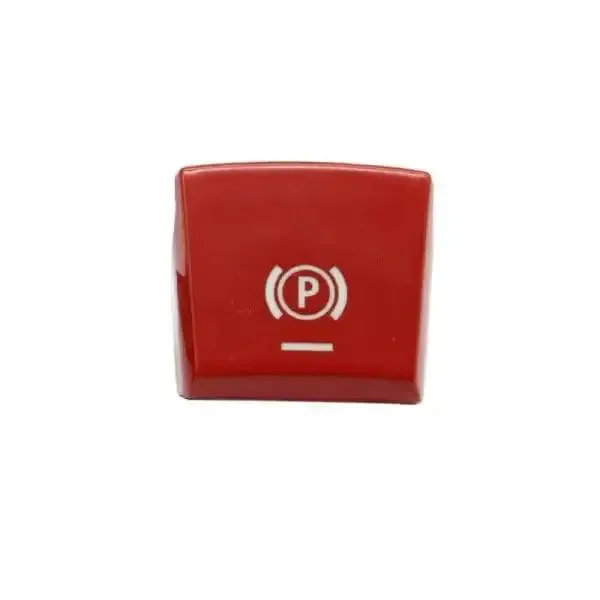 Parking Break Switch Cover Red 61319159997-2 CC-2159 Compatible With BMW 5 Series F10 F07 6 Series F12 F06 7 Series F02 X3 F25 X5 F15 X6 F16 2014-2017