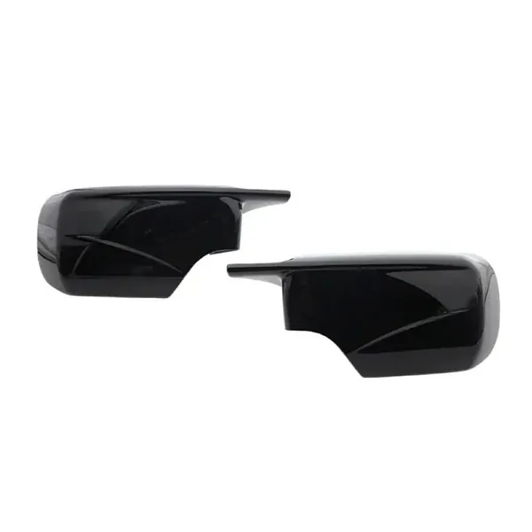 Side Rear View Case Door Wing Cap Shell Housing Mirror Covers Glossy Black CC-5941 Compatible With BMW 3 Series E46 1998-2005 M3 M4 M5 M6 M7
