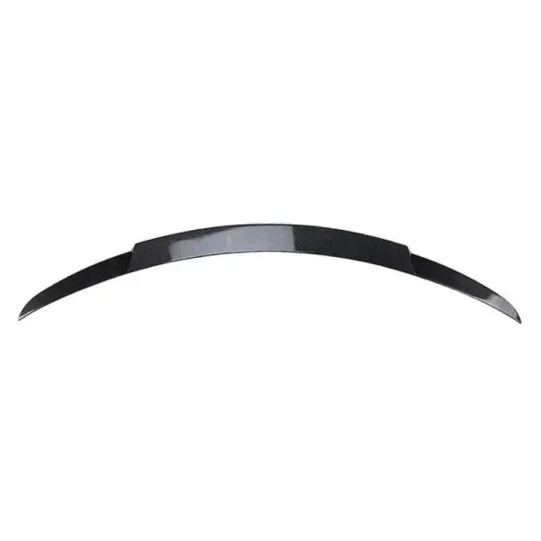 Rear Trunk Mid Wing Lip Splitter Skirts Flag Spoiler Brubus Style Zst-048 Cf Carbon Fiber Look CC-4245 Compatible With Mercedes C Class W205 Coupe 2015-2022