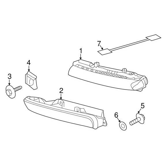 Mercedes Benz Genuine ELECTRICAL WIRING HARNESS 2044407637