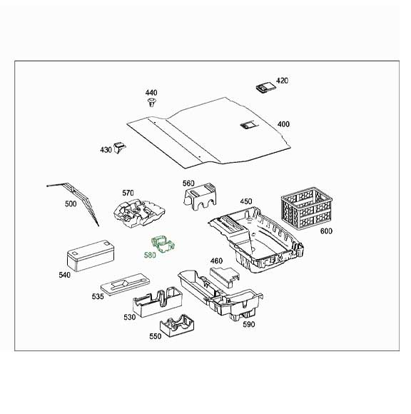 Mercedes Benz Genuine BRACKET 2058910100