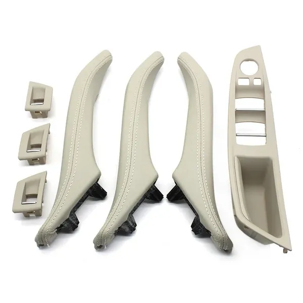 Car Interior Door Armrest Inside Pull Handle Full Set Oyester 225880 225863l 225864r 225895l 225896r Rhd Model A CC-7862 Compatible With Bmw 5 Series F10 2010-2017