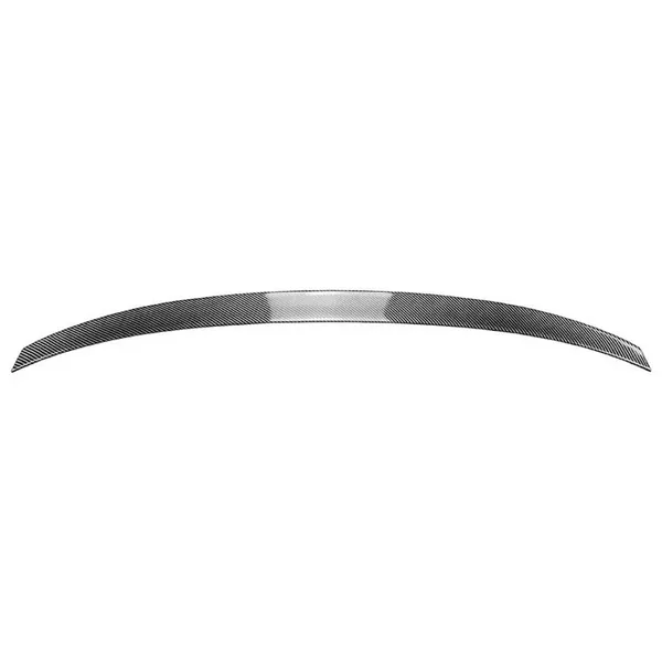 Rear Trunk Boot Roof Wing Lip Spoiler Splitter Skirts Sportsback Style Zst-889 Carbon Fiber Look CC-7141 Compatible With Audi A5 F5 Sportback Four-door 2017-2024