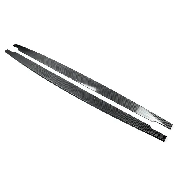 Side Skirt Extension Splitter Mp Style Ar-bm-0276 Cf Carbon Fiber Look CC-8558 Compatible With Bmw 3 Series E90 E91 E92 2005-2012