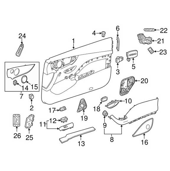 Mercedes Benz Genuine SWITCH BLOCK 21390507047N49