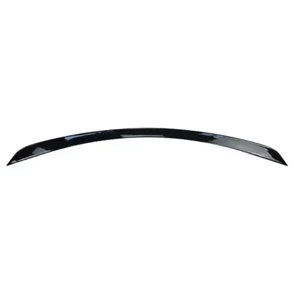 Amg Rear Trunk Mid Wing Lip Splitter Skirts Flag Spoiler Zst-233 Cf Carbon Fiber Look E63s Style CC-4336 Compatible With Mercedes E Class W213 2016-2024