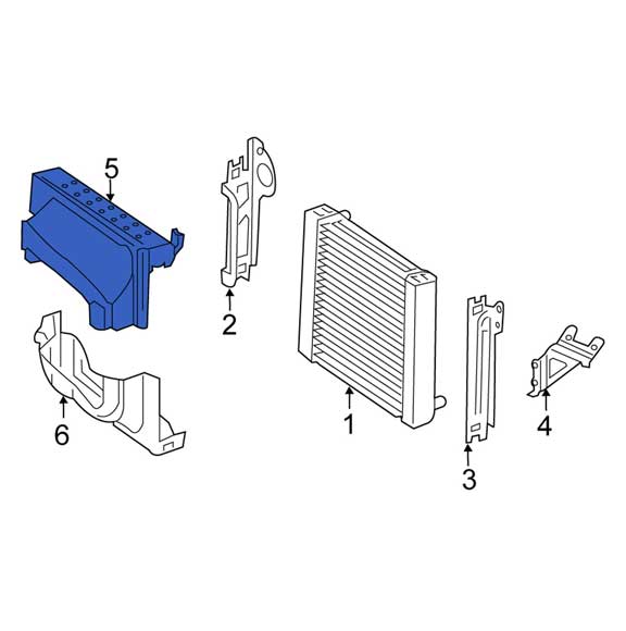 Mercedes Benz Genuine AIR DUCT SEGMENT 2225050200