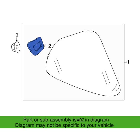 Mercedes Benz Genuine GASKET FOR LIGHT HOUSING 2228261500