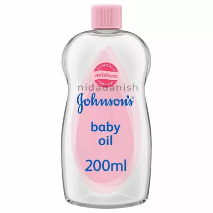 Johnsons Baby Oil, Moisturizes & Protects from Dryness, Gentle Formula, Dermatologist & Allergy Tested, Hypoallergenic, 200ml 2799
