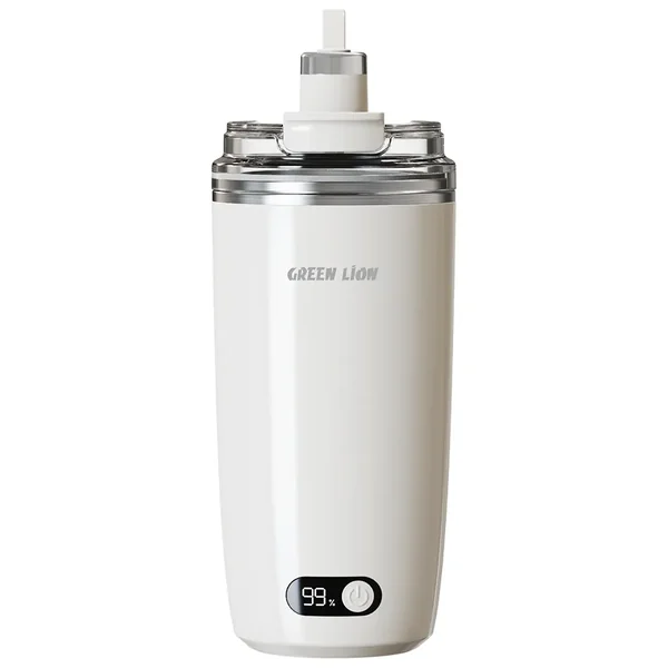 Green Lion Auto-Stirring Mug 350mL - Cream