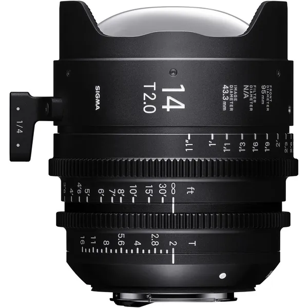 Sigma 14mm T2 Fully Luminous FF High-Speed Prime (Canon EF Mount, Feet)