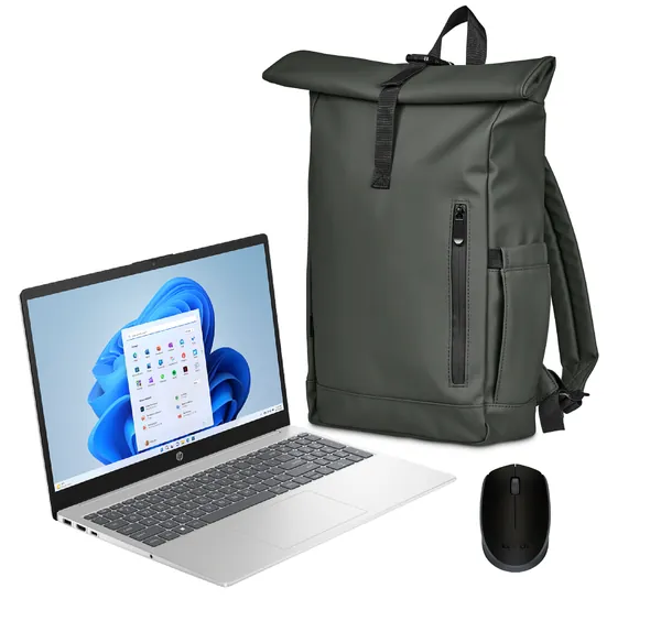 HP Intel Core i5-1334U + Highveld Laptop Bag Green + Logitech Mouse Bundle