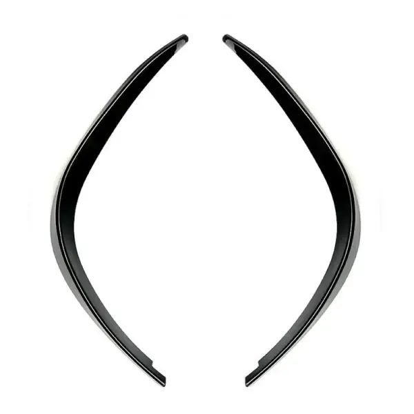 Amg Bumper Front Splitter Lip Canards Skirts Flag Zst-164 Glossy Black CC-3756 Compatible With Mercedes Benz A Class W177 2018+