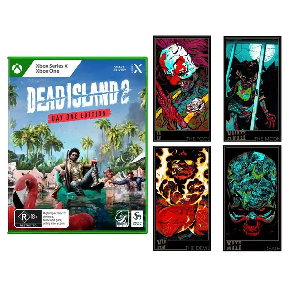 Dead Island 2 Day One Edition with Bonus Zombie Tarot Cards Xbox Series X Game