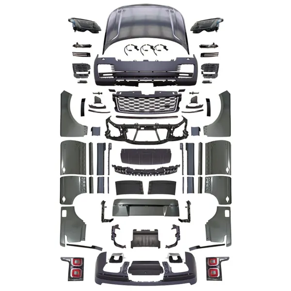 Facelift Upgrade To 2022 Executive Body Kit Bodykit Bumper Headlight Taillight Fender CC-5815 Compatible With Range Land Rover Vogue L322 2005-2012