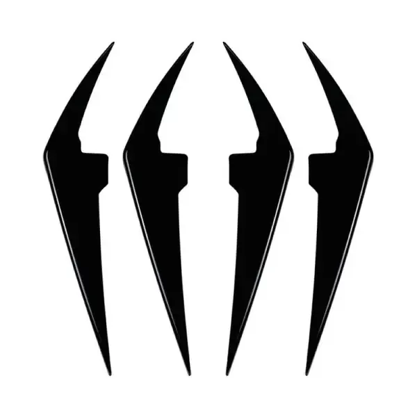 Front Bumper Flag Splitter Side Canards Zst-613 Black CC-3706 Compatible With Bmw 3 Series G20 G21 Lci M Sport 2023+