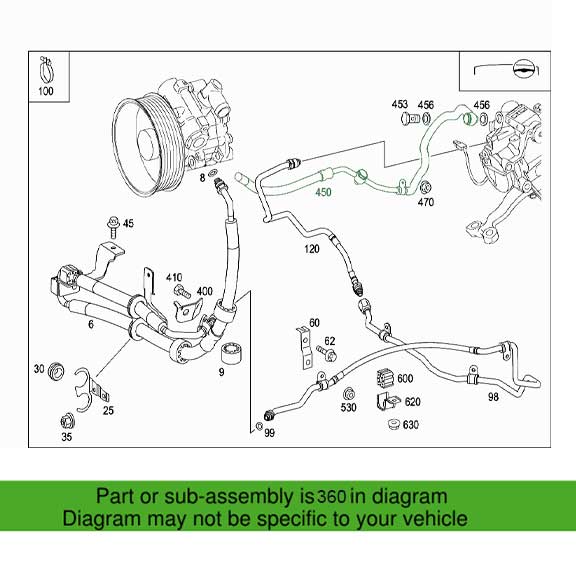 Mercedes Benz Genuine LINE 2404600324