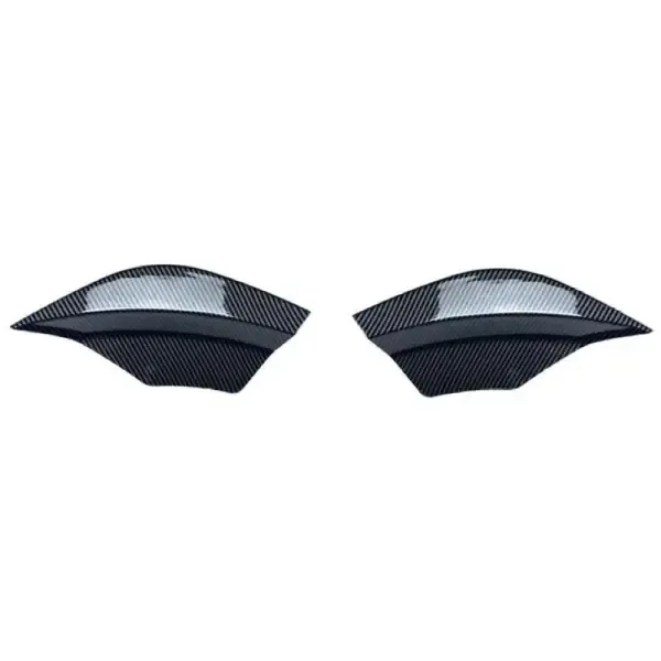 After Rear Side Bumper Lip Diffuser Side Splitter Skirt Carbon Fiber Look Zst-379 CC-3809 Compatible With Mercedes Benz A Class W176 2013-2018