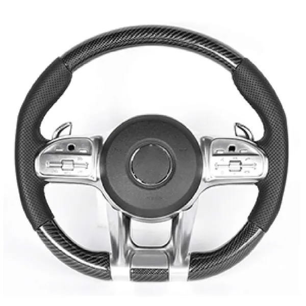 Upgraded Custom Amg Brabus Maybach Full Steering Wheel Style1 1 Bcb87 CC-8129 Compatible With Mercedes A B C E S G V M Class Ml Gl Gla Glb Glc Gle Gls Slk G55 G63 G Wagon Eqs